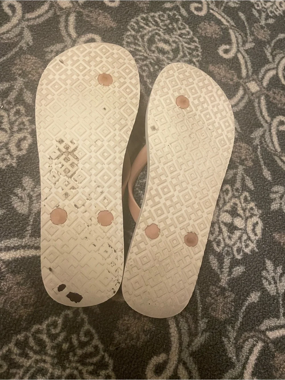 Tory Burch Flip Flop Thong Flat Sandals PVC, size 7